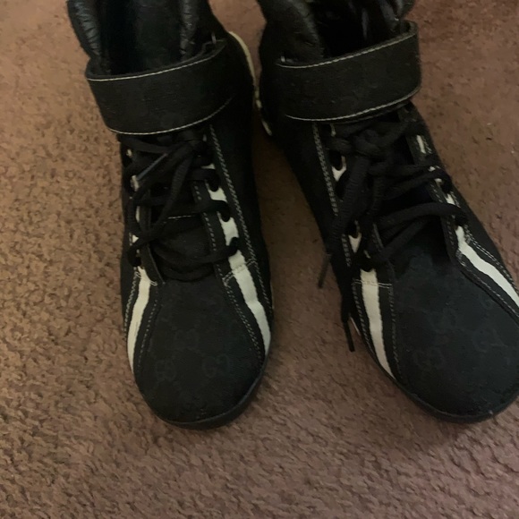 Gucci hightop straps sneakers authentic used - Picture 3 of 5